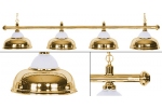 Лампа на четыре плафона "Crown" D38 (золотистая)