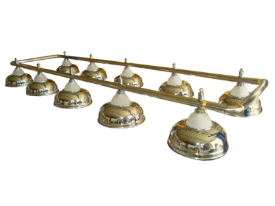 Лампа на десять плафонов "Crown" D38 (золотистая)