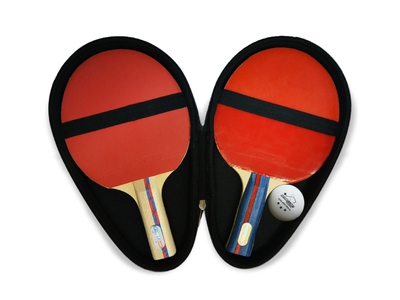 Чехол формованный для двух теннисных ракеток и двух шариков