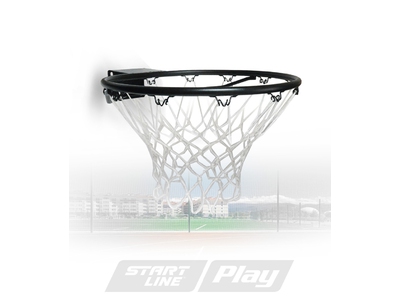 Настенное баскетбольное кольцо с сеткой Start Line Play